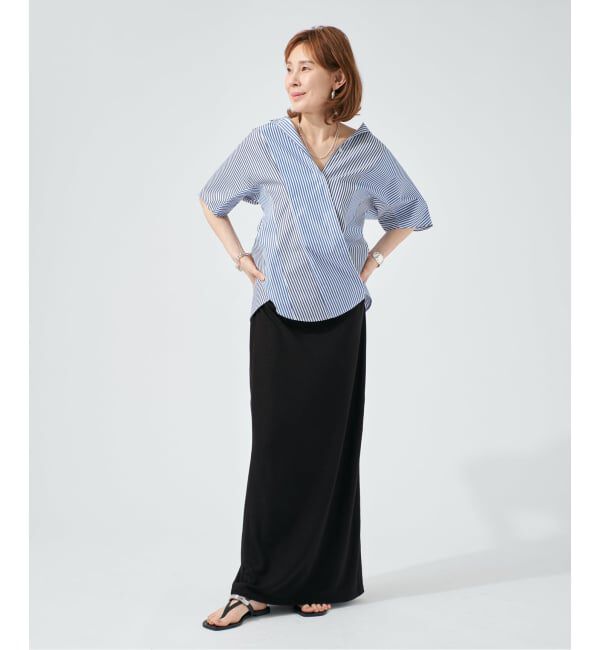 VERMEIL par iena「Raspail ラスパイユ Texture スカート RS-115」|スカート|