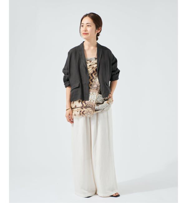 VERMEIL par iena「TICCA ティッカ リネンシャツジャケット TBFS-411」|その他|