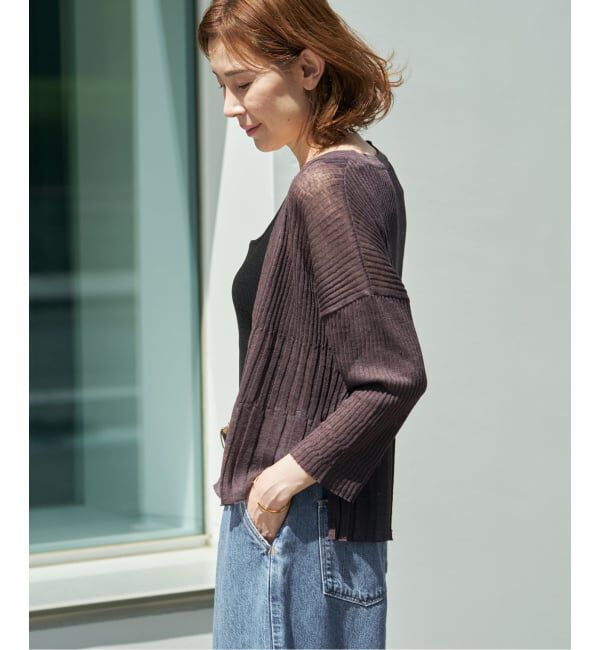 VERMEIL par iena「ENRICA エンリカ Vネックカーディガン KNIT 231」|カーディガン|