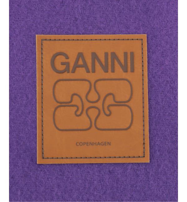 PULP「GANNI / ガニー Double Face Wool Knit Scarf」|バンダナ・スカーフ|