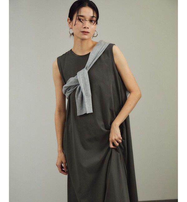 SALON adam et rope'「【WEB限定】サイドフレアリラクシーワンピース［接触冷感・UVカット］」|ワンピース|
