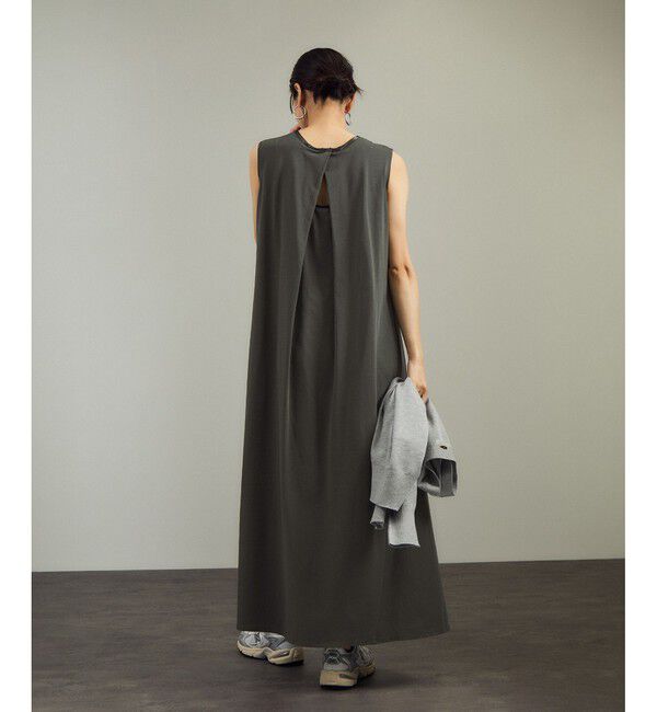 SALON adam et rope'「【WEB限定】サイドフレアリラクシーワンピース［接触冷感・UVカット］」|ワンピース|
