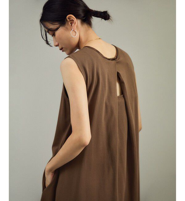 SALON adam et rope'「【WEB限定】サイドフレアリラクシーワンピース［接触冷感・UVカット］」|ワンピース|