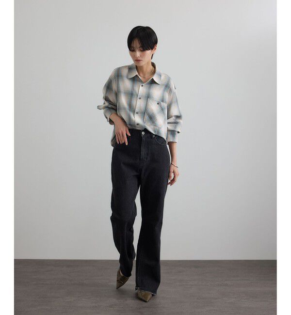 SALON adam et rope'「コットンリヨセルチェックシャツ」|シャツ・ブラウス|