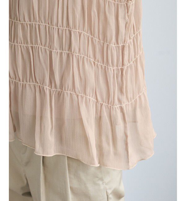 Rope&rsquo;Picnic「楊柳シャーリングシアートップス」|Tシャツ・カットソー|