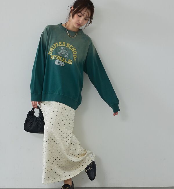 abahouse mavie「ドットマーメイドスカート」|スカート|