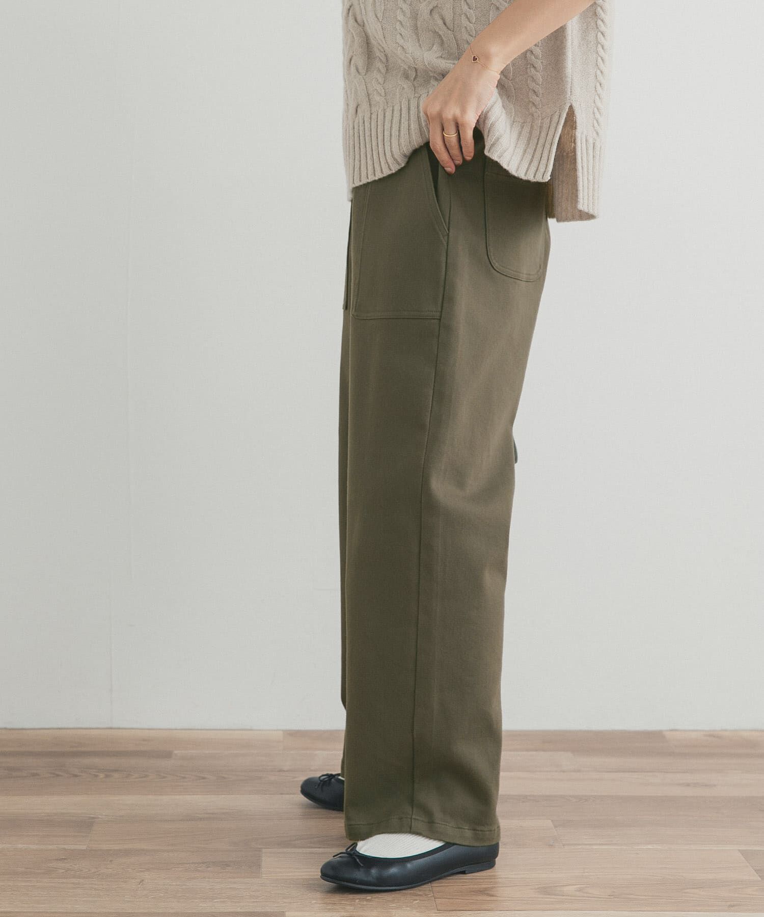 URBAN RESEARCH DOORS「裏起毛ベイカーイージーパンツ」|その他|