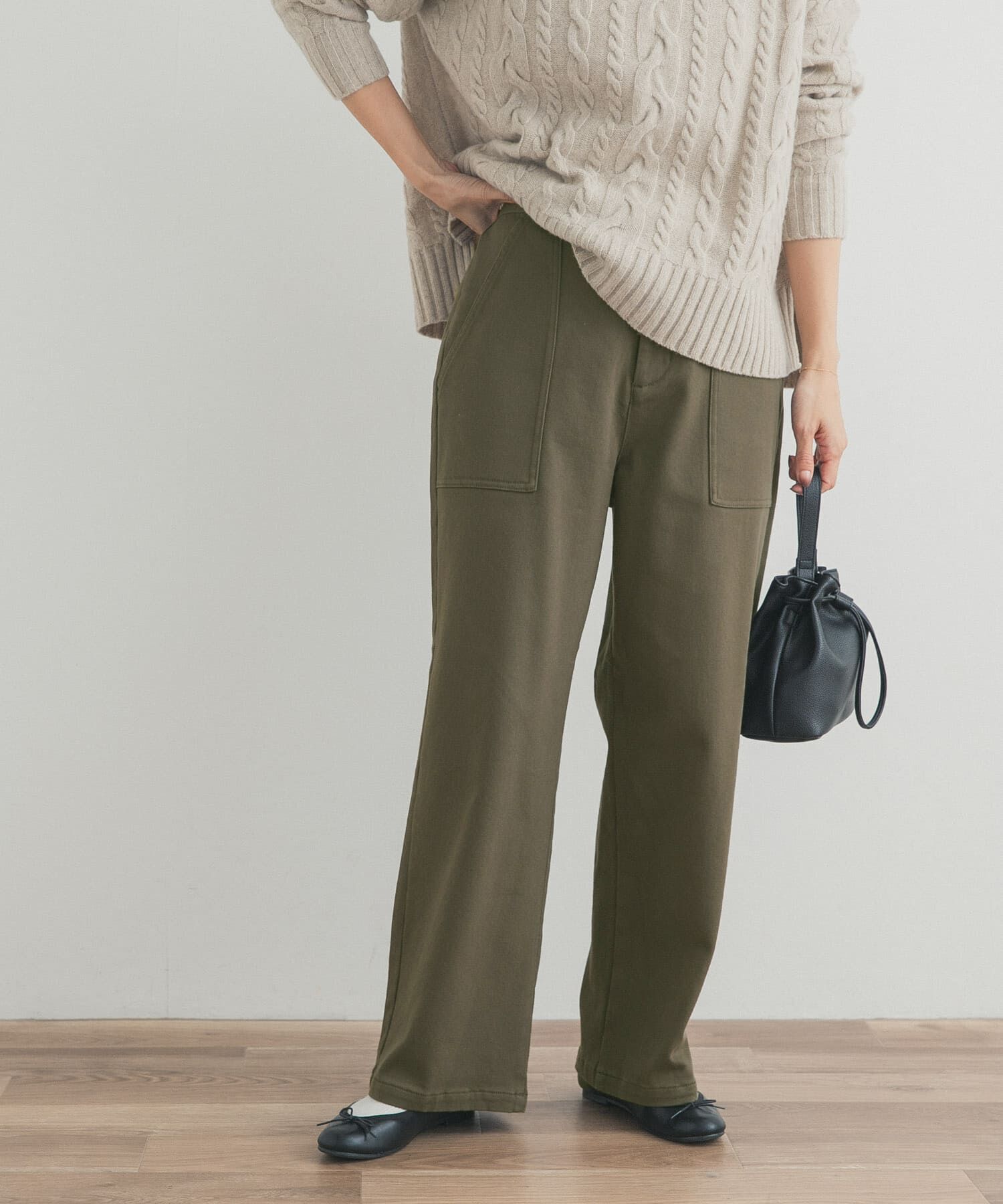 URBAN RESEARCH DOORS「裏起毛ベイカーイージーパンツ」|その他|