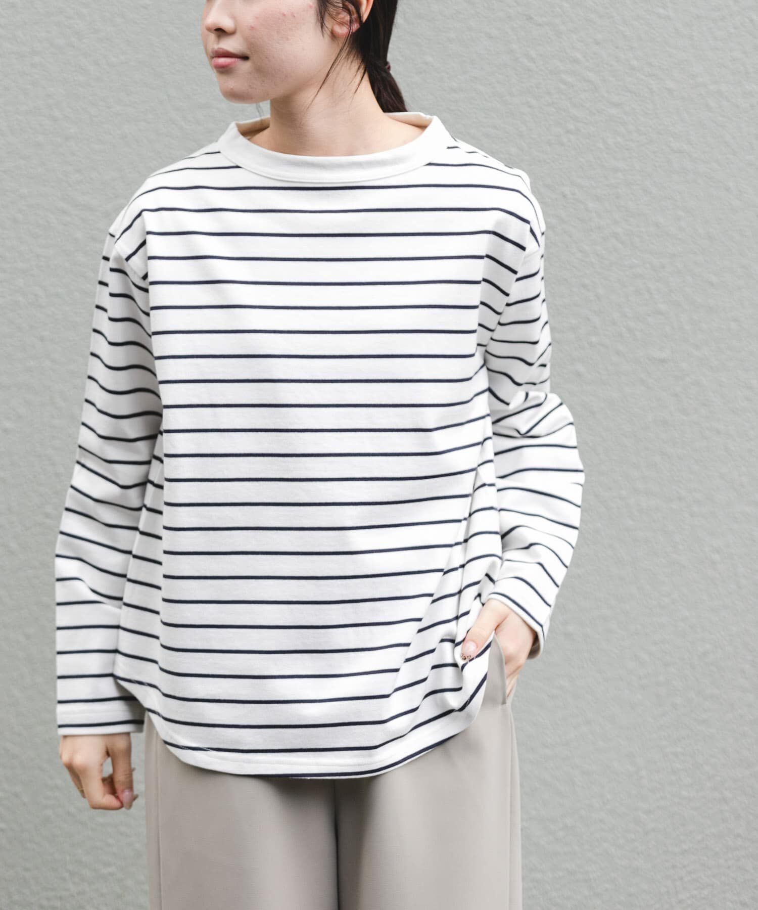 URBAN RESEARCH DOORS「FORK&SPOON　ボトルネックロングスリーブTシャツ」|Tシャツ・カットソー|