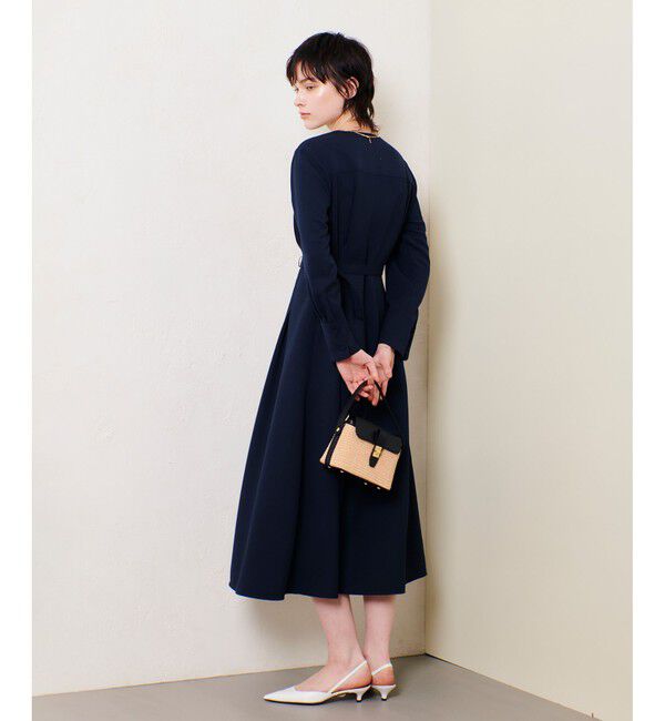 allureville「Ｖネックタックワンピース」|ワンピース|