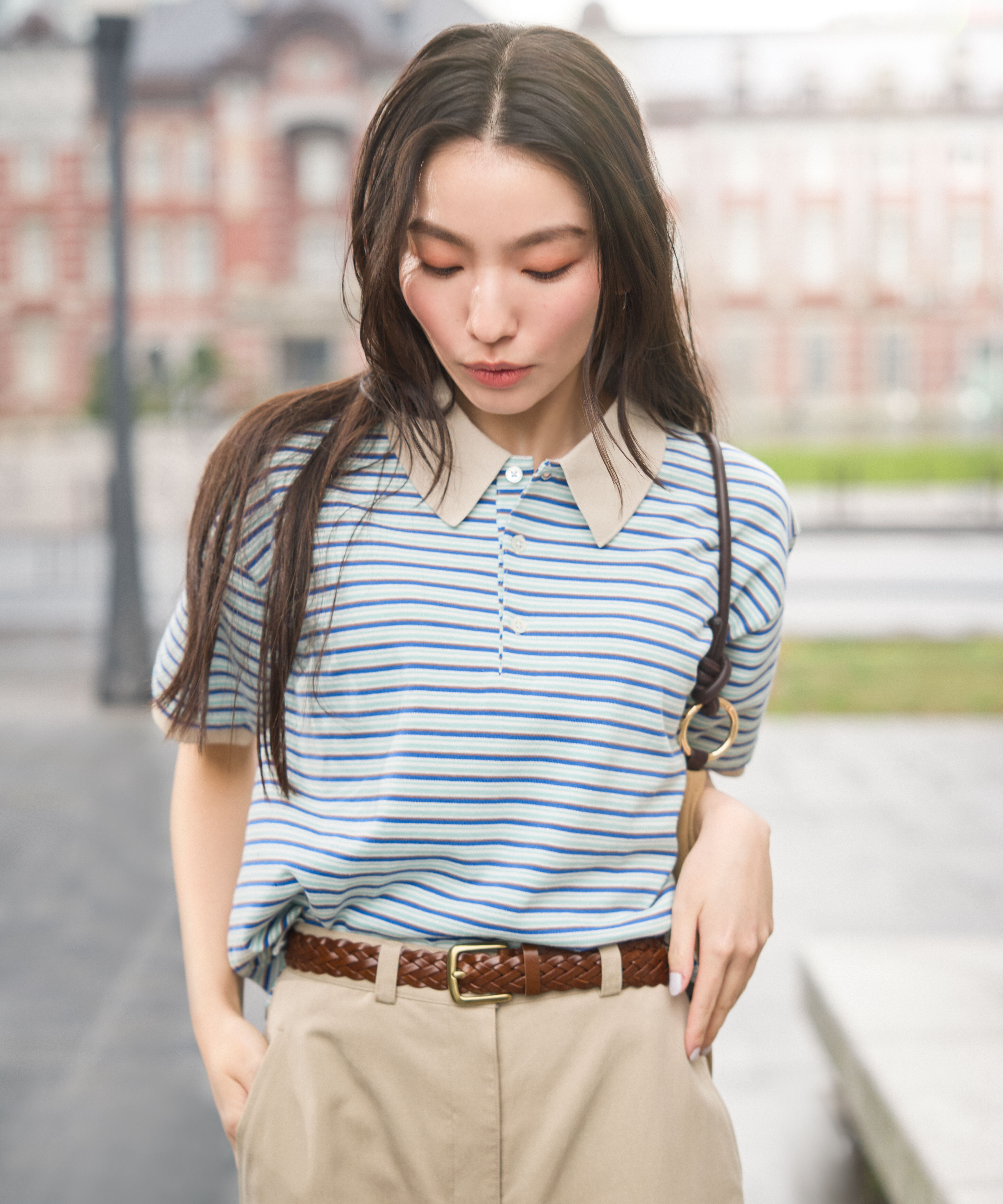  「〈N.〉ボーダーカットソー」|Tシャツ・カットソー|ブルーボーダ 2