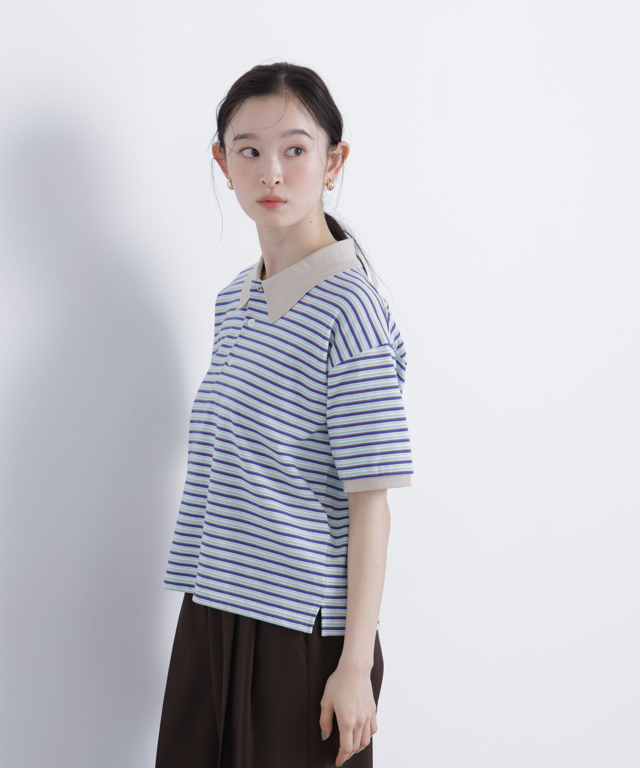  「〈N.〉ボーダーカットソー」|Tシャツ・カットソー|