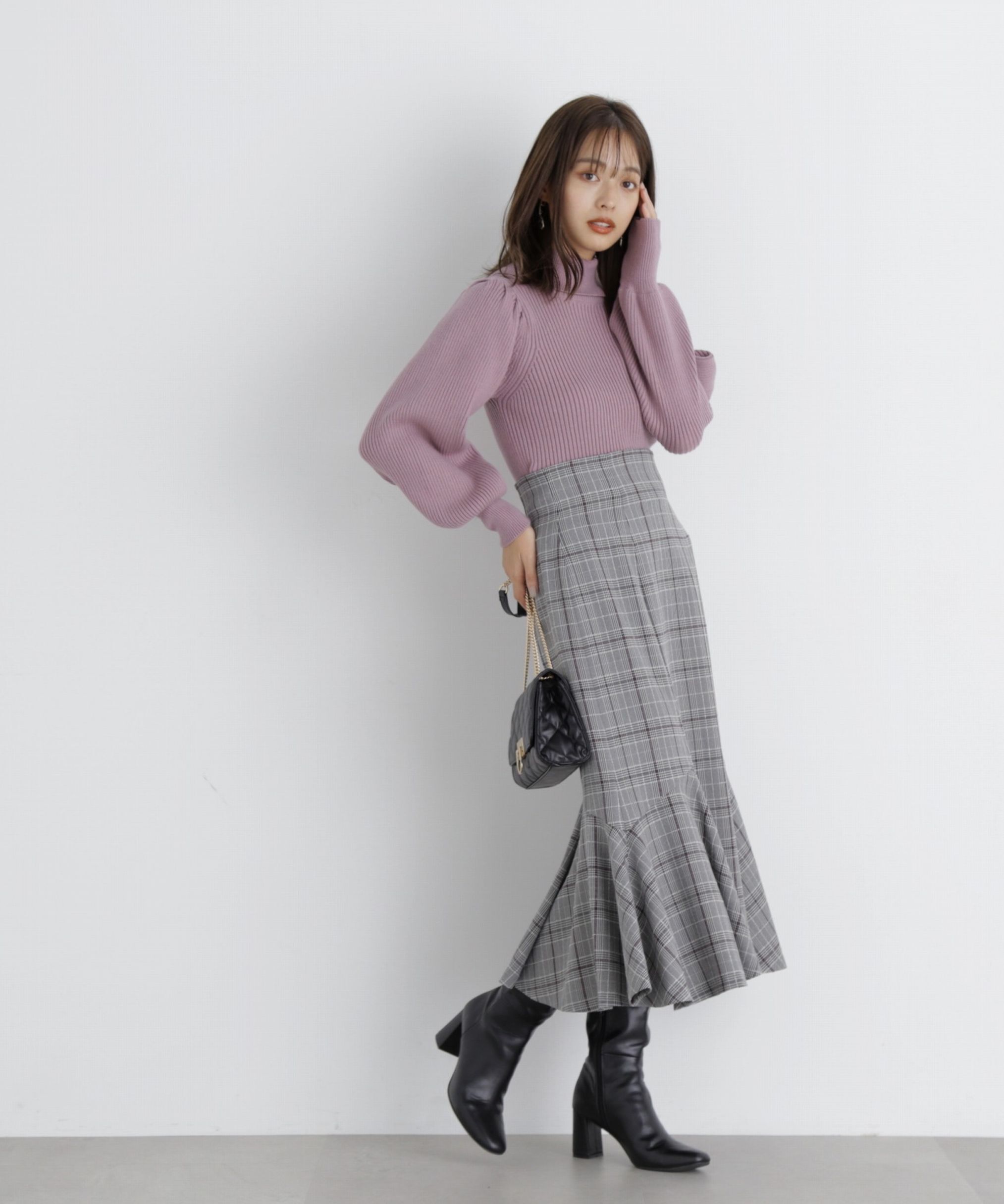 PROPORTION BODY DRESSING「サイド切り替えマーメイドスカート」|スカート|