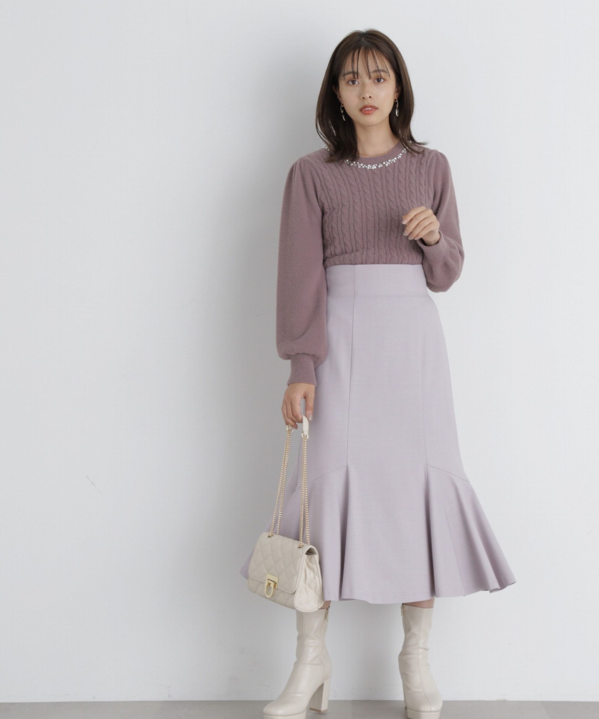 PROPORTION BODY DRESSING「サイド切り替えマーメイドスカート」|スカート|