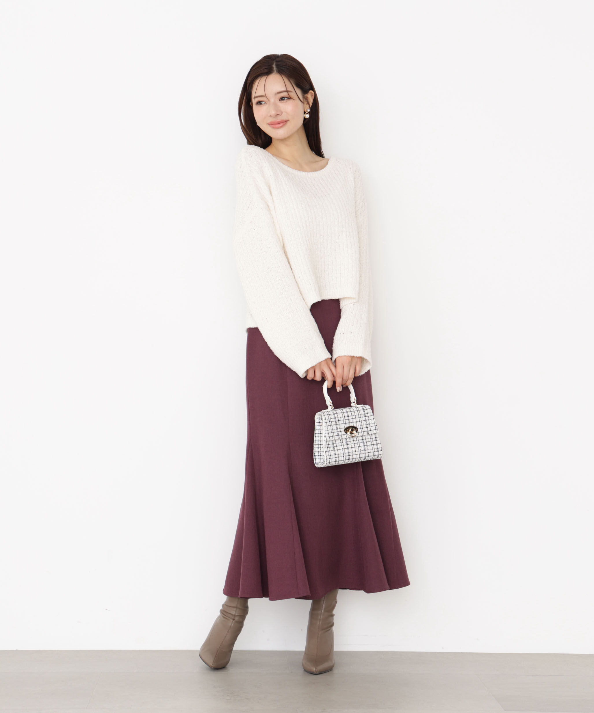 PROPORTION BODY DRESSING「＜ウォッシャブル＞ハイウエストマーメイドスカート 25AW」|スカート|