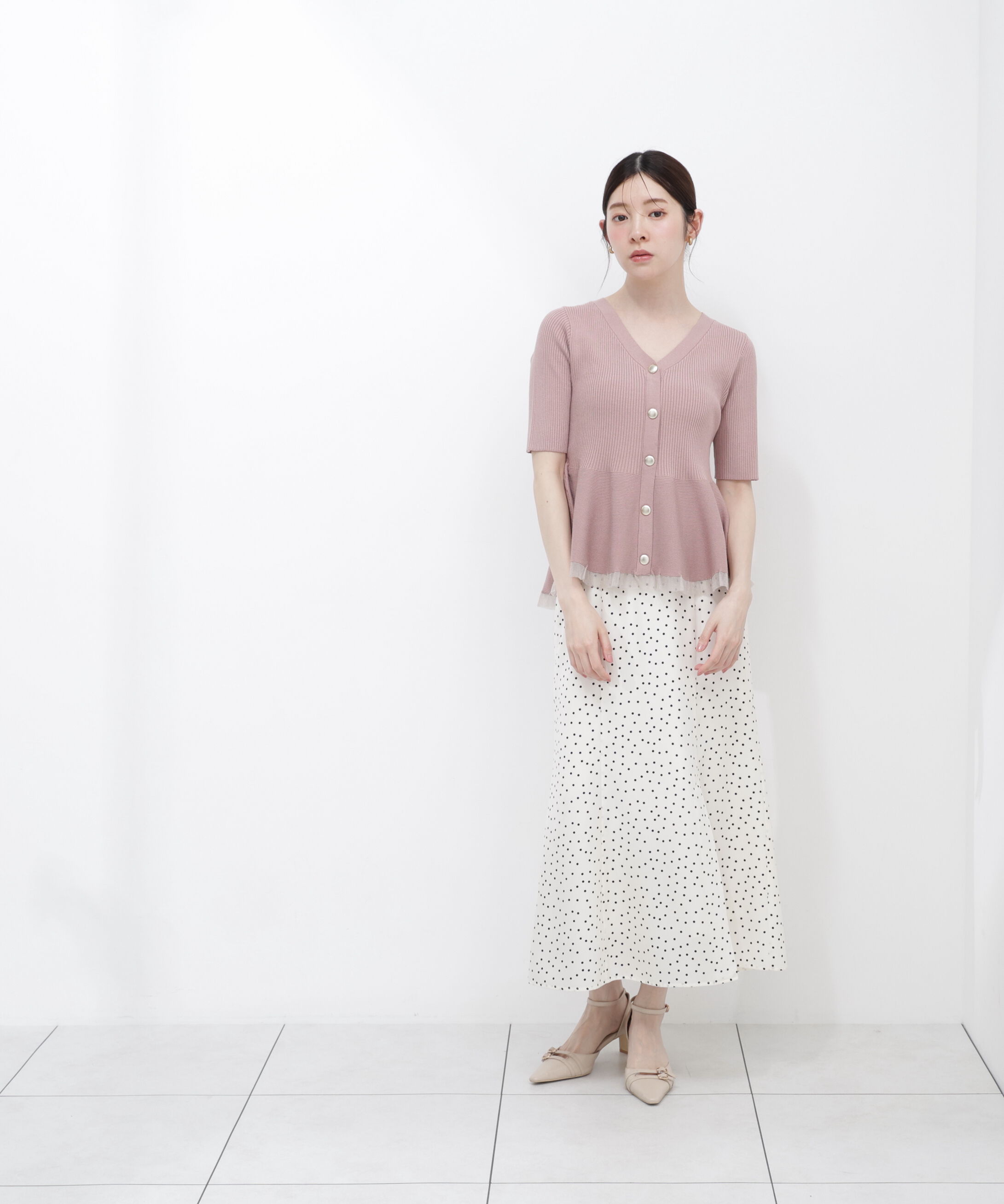 PROPORTION BODY DRESSING「ドット柄マーメイドスカート」|スカート|