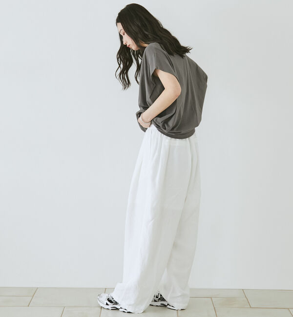 Doux archives「袖タックドルマンＴシャツ」|タンクトップ|
