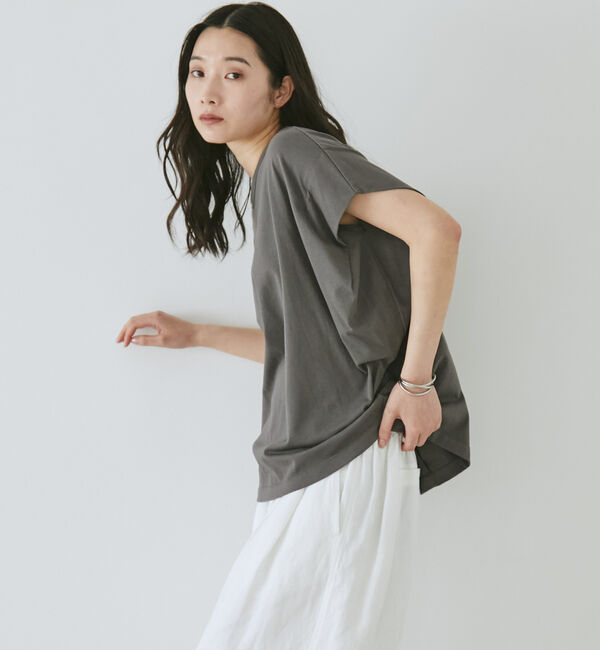 Doux archives「袖タックドルマンＴシャツ」|タンクトップ|