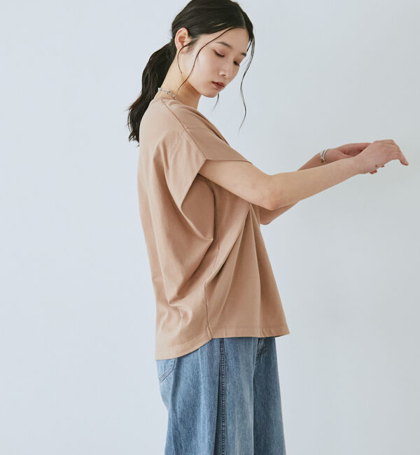 Doux archives「袖タックドルマンＴシャツ」|タンクトップ|