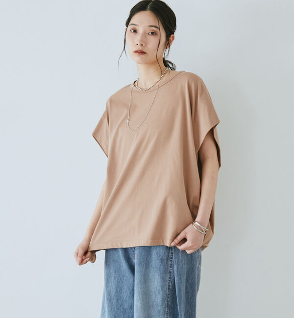 Doux archives「袖タックドルマンＴシャツ」|タンクトップ|