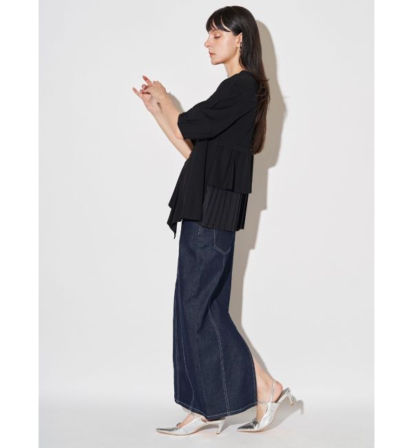 ELENDEEK「DENIM I-LINE SK」|スカート|