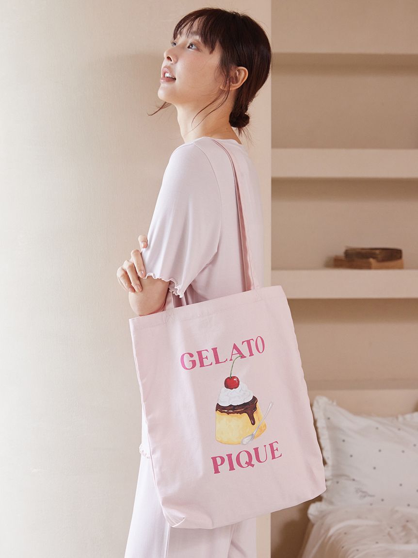 gelato pique「【ONLINE限定】プリンワンポイントトート」|トートバッグ|