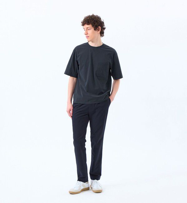 MACKINTOSH PHILOSOPHY「ドライフラットストレッチ クルーネック五分袖ポケT」|Tシャツ・カットソー|