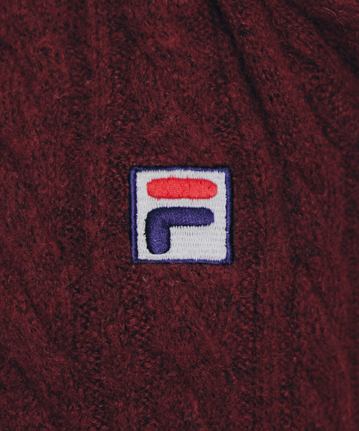 REDYAZEL「［FILA&times;REDYAZEL］ケーブルニットポロミニワンピース」|ワンピース|