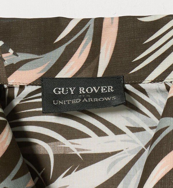UNITED ARROWS「【別注】＜GUY ROVER＞リーフプリント ショートスリーブ オープンカラーシャツ」|シャツ・ブラウス|