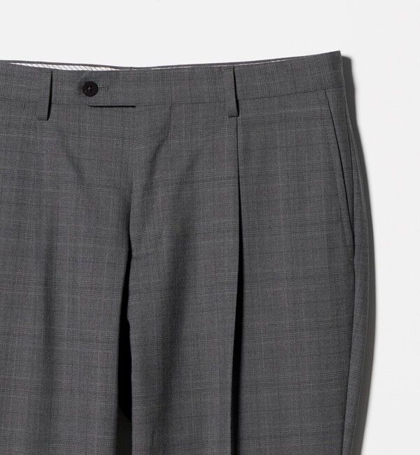UNITED ARROWS green label relaxing「REDA グレンチェック HX 1プリーツ スーツパンツ」|スーツ|