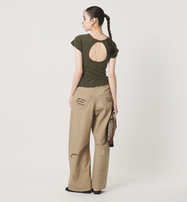 BEAUTY&YOUTH UNITED ARROWS「【別注】＜PALM＞バックオープン トップス」|Tシャツ・カットソー|