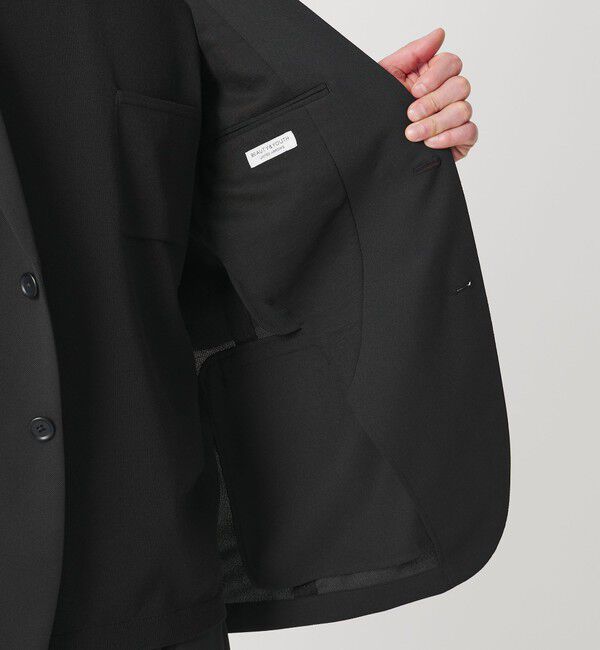 BEAUTY&YOUTH UNITED ARROWS「【WEB限定 WARDROBE SMART】エアリーピケ コンフォート セットアップ/ジャケット＆イージー」|スーツ|