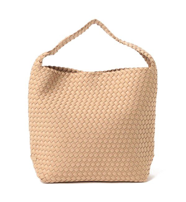 Demi-Luxe BEAMS 「NAGHEDI / イントレチャート ショルダーバッグ〈CAMEL〉」|トートバッグ|
