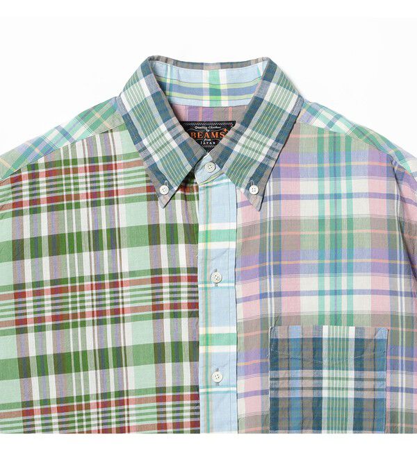 BEAMS PLUS「B.D. Classic-fit Madras Panel」|シャツ・ブラウス|