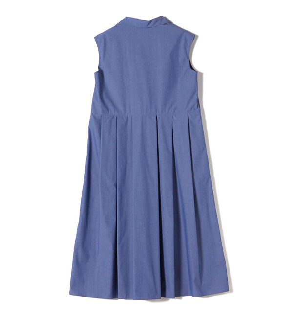 SHIPS for women「SHIPS Primary Navy Label:〈手洗い可能〉タック フレア ワンピース」|ワンピース|