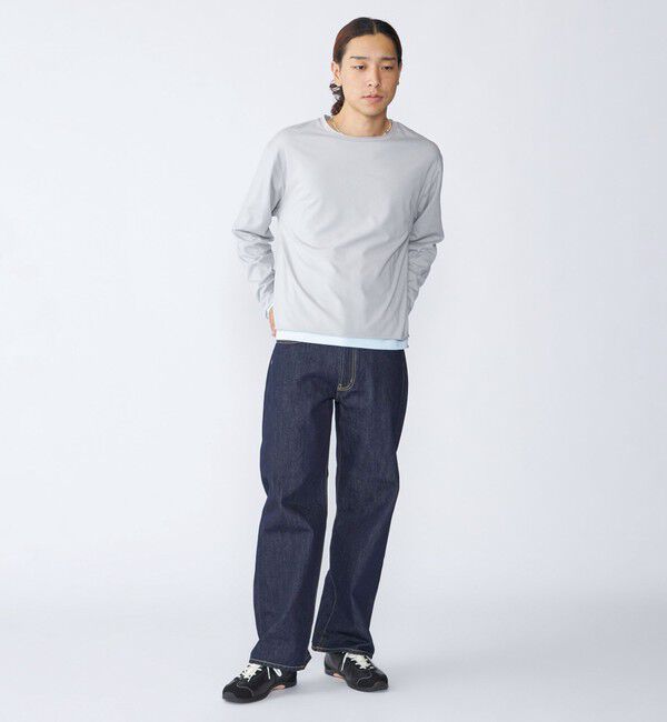 SHIPS「City Ambient Products: カットオフ リバーシブル ロングスリーブTシャツ(ロンT)」|Tシャツ・カットソー|