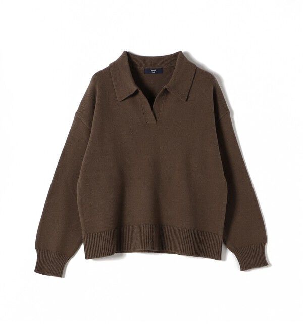 SHIPS Colors 「SHIPS Colors:〈手洗い可能〉フラッフィー スキッパー ニット◇」|ニット・セーター|