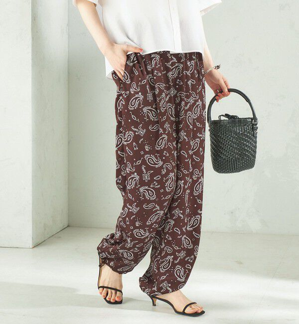 SHIPS for women「【SHIPS別注】TICCA&times;manipuri:〈手洗い可能〉プリント パンツ」|その他|