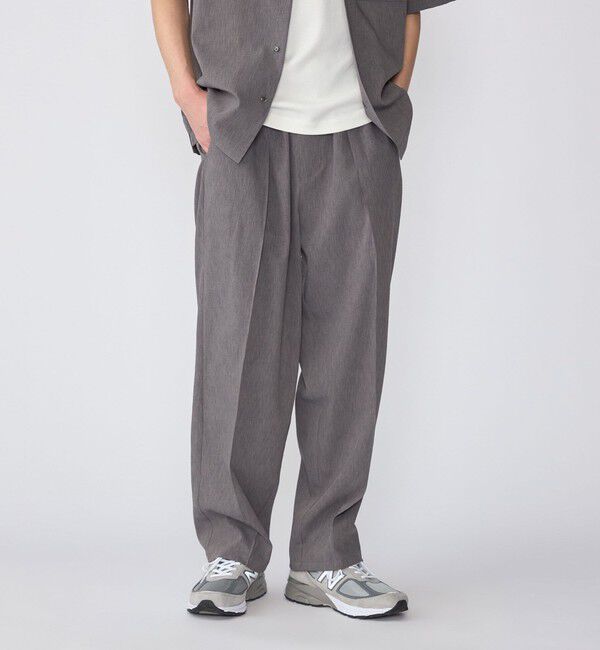SHIPS「SHIPS:〈セットアップ対応/ 撥水〉Comfy Line DRYAIR ピンタック イージー パンツ」|その他|
