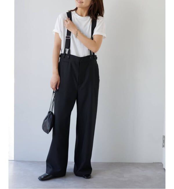 OUTDOOR PRODUCTS Usual Things「追加 TEE&times;サスペンダーパンツ2点SET 一部店舗+WEB限定」|スラックス|