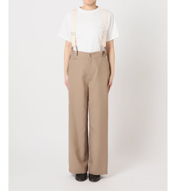 OUTDOOR PRODUCTS Usual Things「追加 TEE&times;サスペンダーパンツ2点SET 一部店舗+WEB限定」|スラックス|