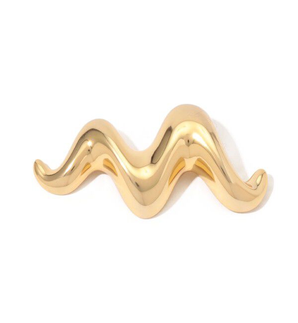 TOMORROWLAND GOODS「JAMIRAY WAVE SCULPTURE ブローチ」|ブローチ・コサージュ|91 ゴールド