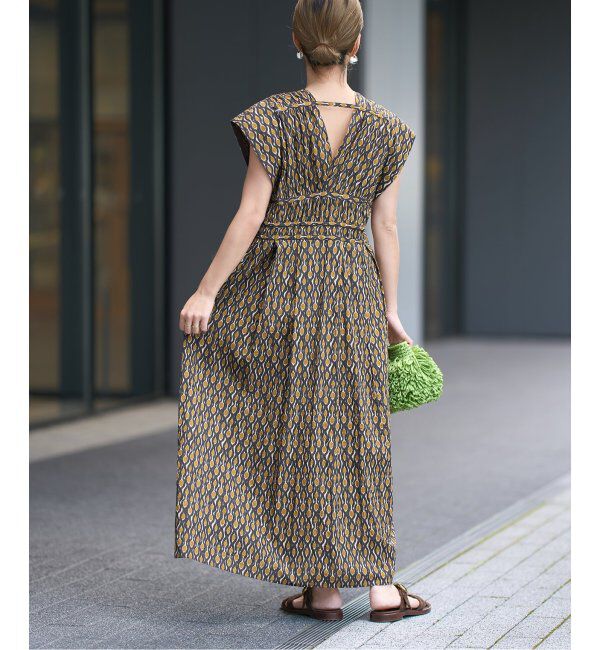 IENA LA BOUCLE「IENA LA BOUCLE DEVEAUX プリントワンピース」|ワンピース|