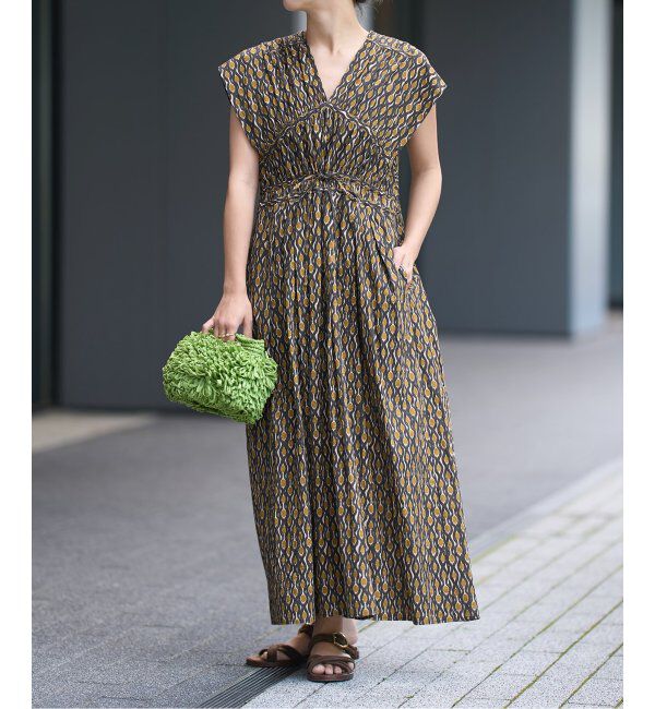 IENA LA BOUCLE「IENA LA BOUCLE DEVEAUX プリントワンピース」|ワンピース|