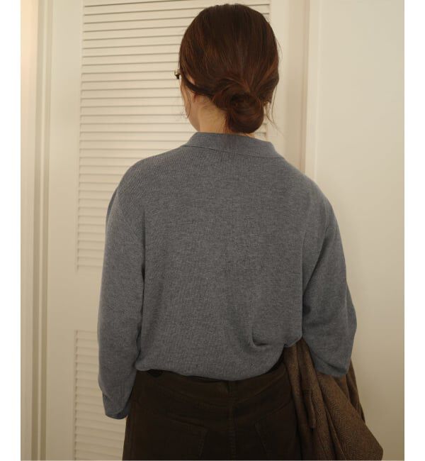 SLOBE IENA「《追加》LOUNA SLOBE別注 ニットポロ」|ニット・セーター|
