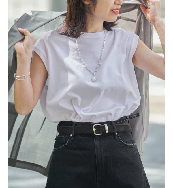 VERMEIL par iena「ディオラマ クルーネック フレンチ Tシャツ」|Tシャツ・カットソー|
