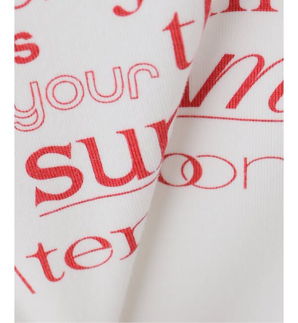 IENA「Girls Department club DOUBLE BIND PRINT Tシャツ GDC26A-003」|Tシャツ・カットソー|