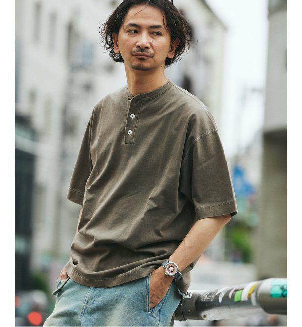JOURNAL STANDARD relume「Healthknit / ヘルスニット 別注 ヘンリーネックTシャツ」|Tシャツ・カットソー|