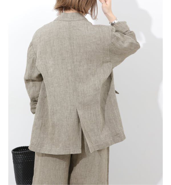 JOURNAL STANDARD relume「ベルギーリネンテーラードダブルジャケット」|テーラードジャケット|
