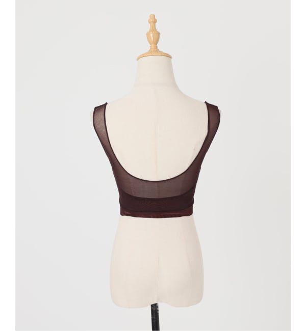 NOBLE「《追加》NICENICE MOMENT/ナイスナイスモーメント MESH BRA TANK」|インナー|